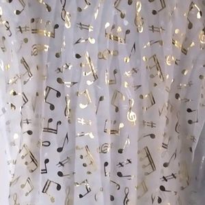 Music NoteTheme Backdrop Decor Scarf  - Clone listing